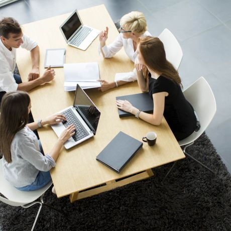 Teamwork in the office